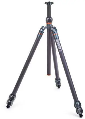 3 Legged Thing Winston 2.0 3-Section Carbon Fiber Tripod, Metallic Slate Gray