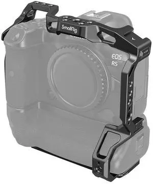 SmallRig Full Camera Cage for Canon EOS R5/R6/R5C/R6 Mark II, Requires BG-R10 Battery Grip