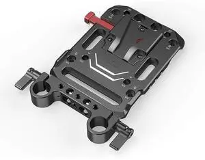 SmallRig V-Mount Battery Plate with Dual 15mm Rod Clamp