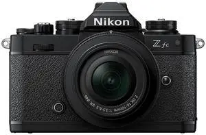 Nikon Z fc DX-Format Mirrorless Camera with NIKKOR Z DX 16-50mm f/3.5-6.3 VR Lens, Black