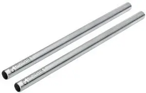 Bright Tangerine 12" Drumstix 15mm Sterling Titanium Support Rods, Pair Bright Tangerine 12" Drumstix 15mm Sterling Titanium Support Rods, Pair