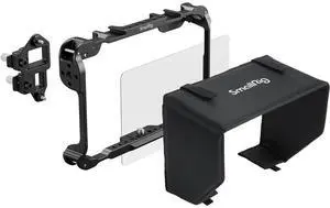 SmallRig Cage Kit with Sunhood and Screen Protector for Atomos Shinobi II Monitor