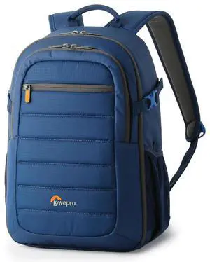 Lowepro Tahoe BP 150 Backpack for DSLR with Lens Attached, Flash Plus Extra Lens. Also Fits DJI Mavic Drone and Transmitter with GoPro or DSLR with Lens, Blue