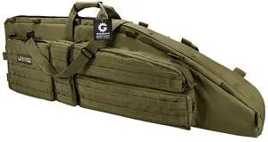 Barska Loaded Gear RX-600 46" Tactical Soft Dual Rifle Bag, OD Green Barska Loaded Gear RX-600 46" Tactical Soft Dual Rifle Bag, OD Green