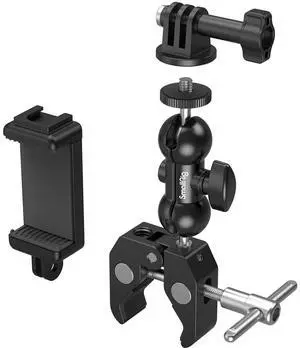 SmallRig Crab-Shaped Super Clamp with Ball Head Magic Arm