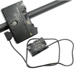 GyroVu AB Battery Carbon Fiber Mount and D-Tap to LP6 Cable for DJI Ronin Gimbal