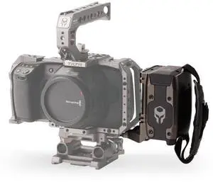 Tilta Side Power Handle Type I for BMPCC 4K Cage, Supports F970 Battery, Gray