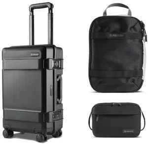 Pelican ATX 22" Wheeled Hard Case, Black, w/PCM ModPak Cube and DK5 Toiletry Bag