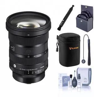 Sigma 24-70mm f/2.8 DG DN II Art Lens for L Mount, Bundle with Included Value