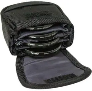 Tiffen Belt Style Filter Pouch small, Fits Upto 58mm #4BLTPCHSMK