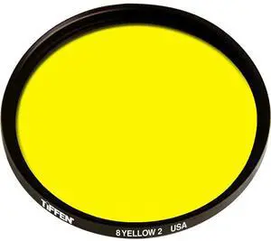Tiffen 46mm #8 Glass Filter - Yellow #468Y2