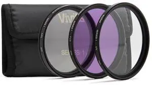 Vivitar 3-Piece 58mm Filter Kit #VIV-FK3-58