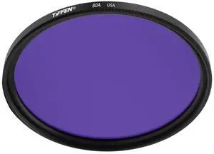 Tiffen 58mm 80A Tungsten to Daylight Conversion Glass Filter #5880A Tiffen 58mm 80A Tungsten to Daylight Conversion Glass Filter #5880A