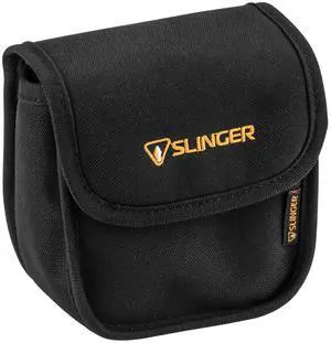 Adorama Slinger Filter Pouch "P", Holds 5x 86mm Round or 5x Square Filters,Black