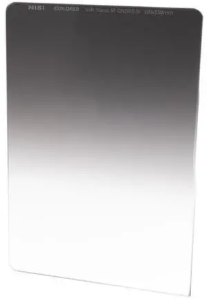 NiSi 100x150mm Explorer Nano IR Soft Graduated ND (8) 0.9 Filter, 3 Stop