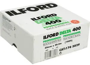 Ilford Delta Pro 400 Fast B/W Film, 100Ft Roll #1765829