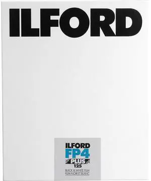 Ilford FP4 Plus Black and White Film, ISO 125, 4x5" - 25 Sheets #1678279
