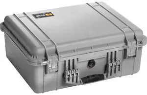 Pelican 1550 Medium Case without Foam, Silver #1550-001-180