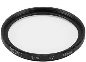 ProOptic 43mm Multi Coated UV Ultra Violet Slim Filter #PRO-FL-43-UV