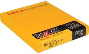 Kodak Ektar 100 Color Negative Sheet Film ISO 100, 4x5" 10 Sheets,