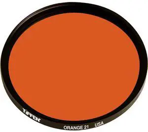 Tiffen B60 #21 Glass Bayonet Mount Filter - Orange #60BOR21