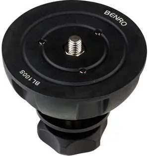Benro Benro BL100S 100mm Half Ball Adapter with Short Tie Down Handle, Black