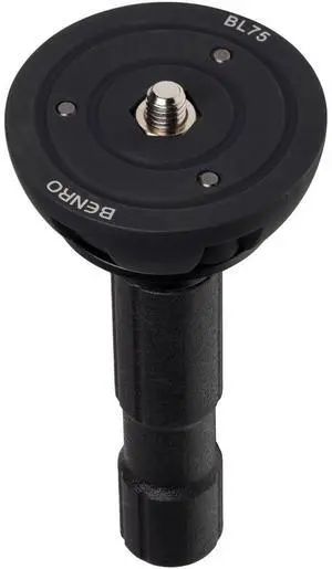Benro BL75 75mm Half Ball Adapter for 3/8"-16 Flat Base Tripod Heads
