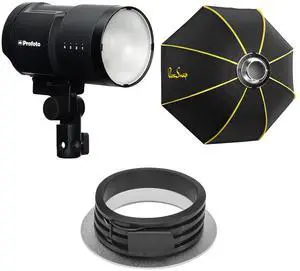 Profoto B10X Off Camera Flash Head, with ParaSnap 36" Softbox & 144mm Speedring