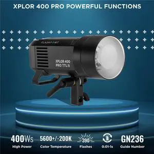 Flashpoint XPLOR 400 Pro Compact TTL R2 Monolight, Godox AD400 Pro