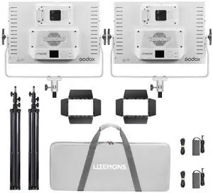Godox Litemons LP1200R 120W RGB LED 2-Light Panel Kit