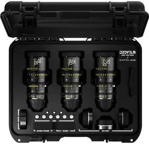 DZOFILM Catta Zoom FF 18-35/35-80/70-135mm T2.9 Cine 3-Lens Kit, Sony E, Black