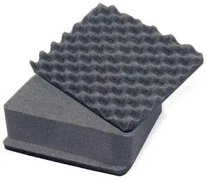 HPRC Cubed Foam only for the 2500 Hard Case (17.72x12.60x6.89"), Color: Gray