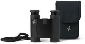 Swarovski Optik 7x21 CL Curio Waterproof Roof Prism Compact Binoculars with 7.7 Degree Angle of View, Anthracite Black