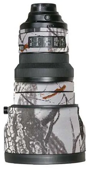 LensCoat Lens Cover for the Nikon 200mm f/2.0 VR Lens - Realtree Hardwoods Snow (hws)