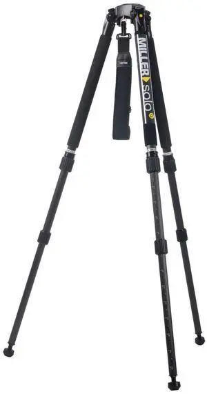 Miller Solo-Q 75 3-Section Carbon Fiber Tripod