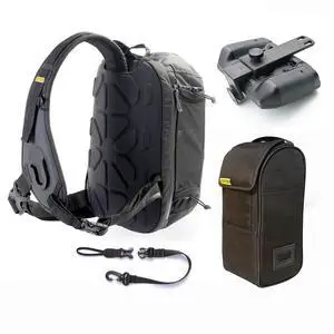 Cotton Carrier Hyker 12L Sling Bag with Lens Bag Insert for Drone, Black