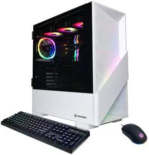 CyberPowerPC Gamer Supreme Liquid Cooled Gaming Desktop Computer, AMD Ryzen 9 9900X 4.4GHz, 32GB RAM, 2TB SSD, NVIDIA GeForce RTX 5070 Ti 16GB, Windows 11 Home, White
