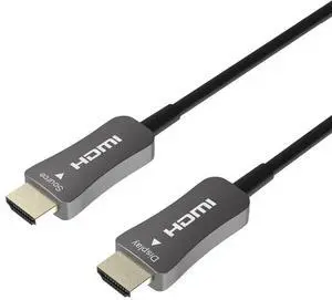 DVDO 33' 4K HDMI 2.0 Active Optical Fiber Cable, Black