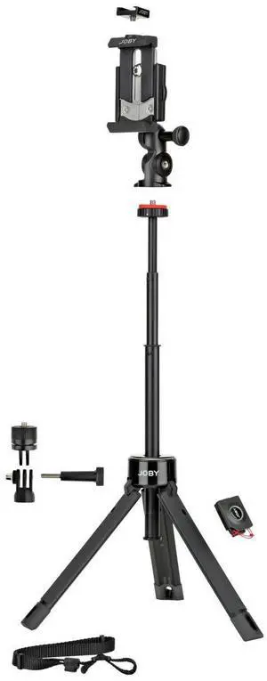 JOBY GripTight PRO TelePod for Smartphones & Action Cameras, Black/Grey #JB01534