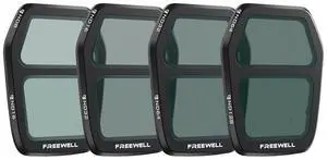 Freewell Split ND Filter Kit for DJI Air 3S Drone, 4-Pack