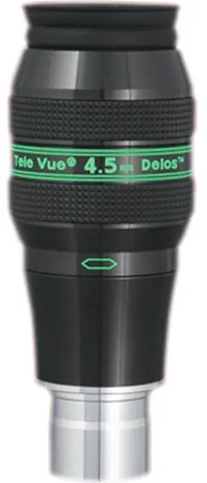 Tele Vue Delos 4.5mm Compact Wide-Field 1.25" Eyepiece with 72 Degree Field of View