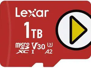 Lexar PLAY 1TB UHS-I V30 A2 microSDXC Memory Card