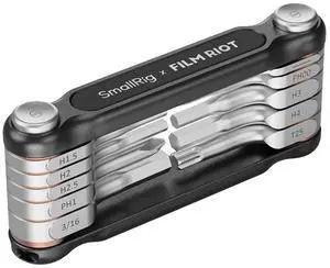 SmallRig x FILM RIOT 10-In-1 Folding Wrench Set with Multiple Angle Positioning, Black