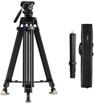 SmallRig FreeBlazer AD-100 3-Section Heavy-Duty Carbon Fiber Tripod Kit with Ground Spreader
