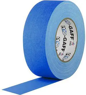 Adorama 50 Yardsx2" Gaffer Tape, Fluorescent Blue