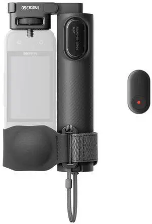 Insta360 23" 2-in-1 Foldable Invisible Selfie Stick Tripod, Black