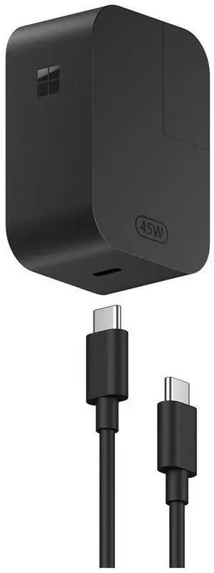 Microsoft Surface 45W USB-C Wall Charger, Black