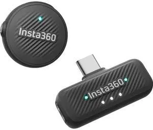 Insta360 Mic Air 2.4GHz Mini Wireless Microphone System for Mobile, Action Cameras and Gimbals