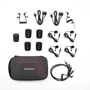 Saramonic Blink 500 T4 2.4GHz 4-Person Wireless Clip-On Lavalier Microphone System