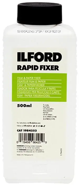 Ilford Rapid Fixer Bottle, 500ml #1984253